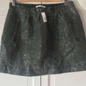 Madewell dark denim skirt